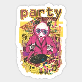 Bear party Starter Sticker